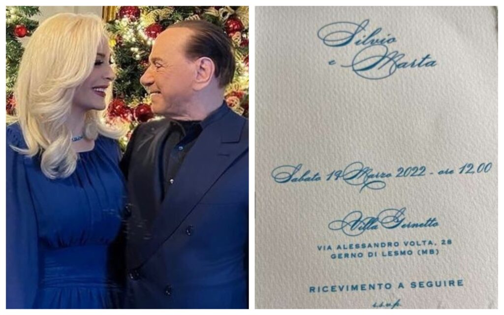 Marta Fascina In Abito Bianco I Figli Di Berlusconi Disertano Le